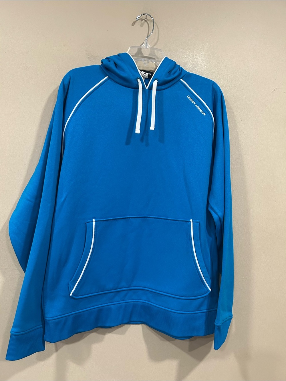 Under Armour Men’s Pullover Hoodie Royal Blue Size Large